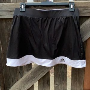 Adidas tennis skirt (black&white) size small